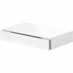 finish gloss white size thick feature hidden drawer black floating shelf weight capacity bracket and fixings hanging heavy art drywall narrow metal freestanding island unit wall 150x150