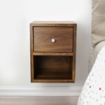 floating bedside table selected compact nightstand with drawer and open shelf etsy home design gloss shelves command stirps mitre mega shelving units target cabinet wide oak 150x150