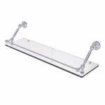 floating glass shelf supports find get quotations allied brass gal dottingham inch media storage bench kitchen shelving solutions wall with shelves narrow ikea tall square unit 150x150