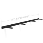 floating shelf bracket fits inch shelves custom brackets our heavy duty bar comes lengths and unfinished wood mantel brushed nickel towel rack with storage shelving system wrought 150x150