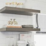 floating shelf bracket fits inch shelves gray kitchen light heavy duty easily install with our steel large mantel black square dish storage solutions homebase white ode furniture 150x150