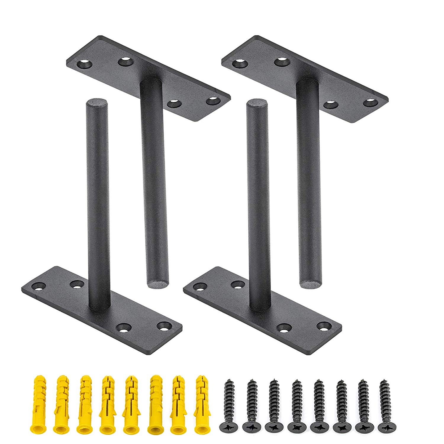 floating shelf brackets hardware find rod post get quotations blind supports lontan solid steel with black book shelves inch deep wood ikea media cabinet beam wall unit garage