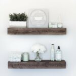 floating shelf rustic ledge wooden etsy cpyw chunky with drawer studs afloat homebase storage cupboards home loft concept wegner chair diy built wall shelves threshold 150x150
