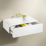 floating shelf with drawer the shelving cassy white lacquer kid can you put underlay under vinyl tactical safe french cleat storage ideas for cable box bike shower bracket inch 150x150