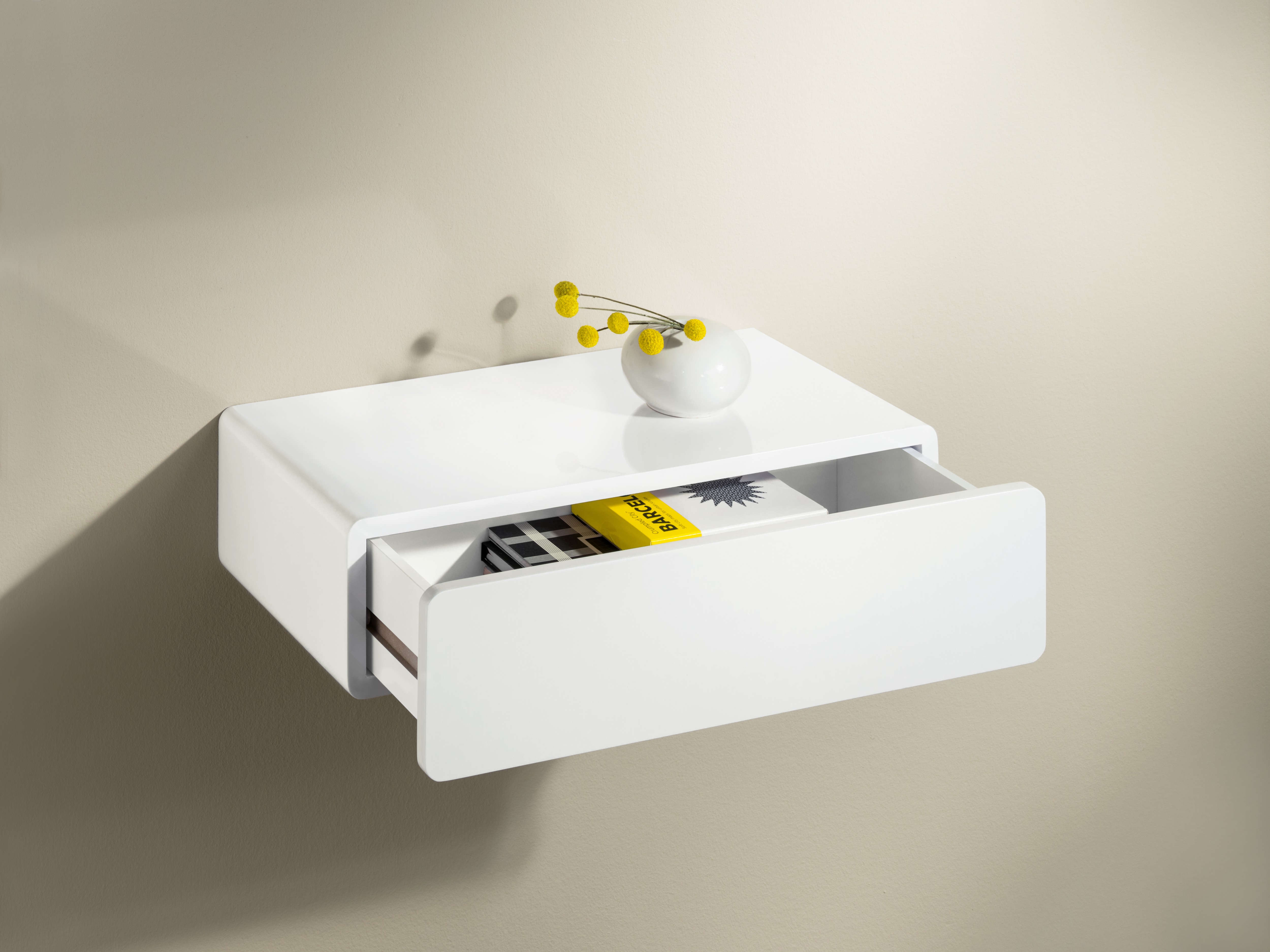floating shelf with drawer the shelving cassy white lacquer kid can you put underlay under vinyl tactical safe french cleat storage ideas for cable box bike shower bracket inch