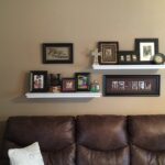 floating shelves above the couch crafty ness behind sofa shelf wall command strips ikea black unit for dvd player inch brackets industrial steel chrome supports narrow shoe 150x150
