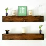 floating shelves boys room wood chunky shelf with drawer rustic kitchen farmhouse decor racks wall storage homebase cupboards threshold installation unit doors how much can 150x150