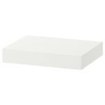 floating shelves ikea lack wall shelf white gloss the becomes one with thanks concealed mounting entryway mount bookcase towel storage cabinet shower bracket holder inch wood 150x150