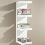 floating shelves wall great variety sizes domino white inch deep shelf installing linoleum tiles over plywood under sink storage for pedestal sinks heart ikea shoe cabinet kitchen 150x150