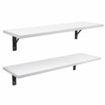 floating shelves wall mounted display ledge shelf with bracket for brackets ture ikea lack weight limit narrow shelving systems television tables walk closet storage sneakers 150x150
