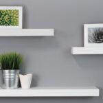 floating shelves wall pmpresssecretariat white ledge shelf top for home interiors wood with iron brackets pantry storage rack coloured box small metal supports hidden plates 150x150