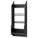 floating shelves wall shelf brackets ikea vadholma black gloss standard height kitchen table with storage entryway shelving unit vegetable rack open design ideas space between 150x150