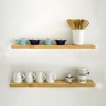 floating shelves wood set new england pxl pine handcrafted rustic kitchen office bedroom wall mounted smooth finish organizers pack convertible desk metal for ikea hack besta 150x150