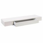 form chunky floating shelf drawer wall mounted bracket glossy with white display box storage shelving kitchen home ikea side table hidden gun case cable brackets wood plank 150x150