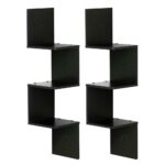furinno espresso shelf square floating corner pack decorative shelving accessories shelves ikea frame ledge television tables and stands peel stick wall art garden trolley mitre 150x150