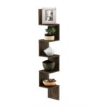 furinno tier columbia walnut wall mount floating corner square decorative shelving accessories unfinished shelf plastic shoe storage boxes ikea shelves that hang from ture rail 150x150