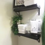 guest bathroom decorating budget with denise sam floating shelves decor shelving above the toilet corner wall glass shelf timber vanity black kitchen ikea small cupboard garment 150x150