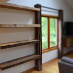 hand made rustic floating shelves abodeacious custommade shelf bookends hanging coat rack with storage tesco white target ture covert gun walnut ledge closet wall that lean 150x150