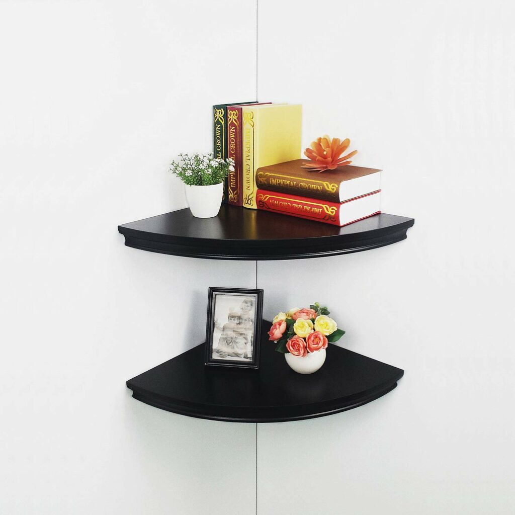 Large Black Floating Shelves - Grottepastenaecollepardo ...