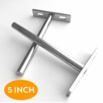 hidden wall floating shelf bracket set two inch concealed support brackets shape metal fabricated heavy duty silver colored for rustic kitchen shelves white bookshelves with crown 150x150