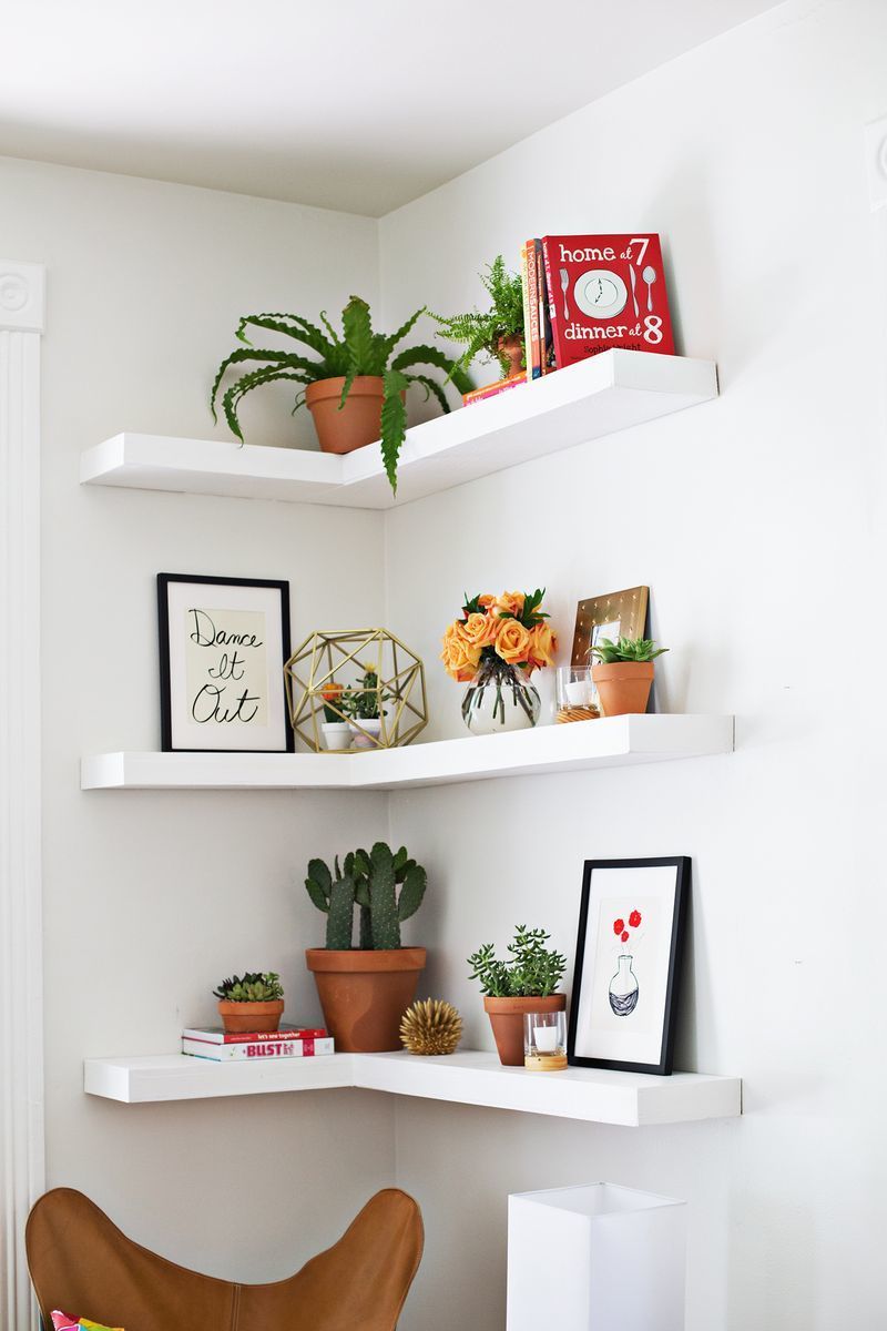 how build diy floating shelves different ways living your own want corner here are tutorials that show you prepac wall hanging desk shelf with drawer ikea storage rack mounted