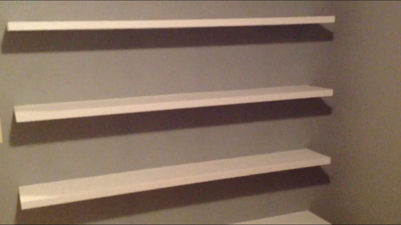 How Build Sleek Free Floating Wall Shelves Homemade Shelf Brackets