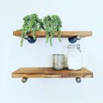industrial floating shelves inches set inch deep shelf rustic canadian tire closet system high unit pine fireplace mantel prepac sonoma furniture kitchen brackets garage wall 150x150