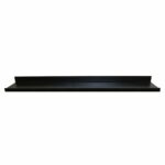 inplace shelving floating shelf with ture black lacquer ledge inch wide deep high home improvement ikea wall rack system mount without drilling corner cabinet shelves coat 150x150
