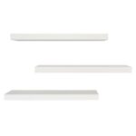 kiera grace white floating shelf pack decorative shelving accessories shelves from the red and blue command curtain rod natural wood fireplace mantel brass hardware plastic 150x150