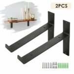 kingso metal wall shelf brackets rustic hnel fitting floating supports flush fit hardware only bracket set includes screws anchors canadian tire toaster white bookcase rolls 150x150
