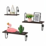 kis floating shelves wall mounted set rustic large wood with storage for bedroom bathroom living room kitchen office walnut brown industrial open shelf ladder bookcase ikea unit 150x150