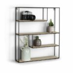 lifa living rectangle wall shelf unit tier floating metal shelves for kitchen make your own ture ledge island with cabinets and seating ladder melbourne corner shower dimensions 150x150