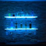 lighted display shelving for bars nightclubs restaurants and more floating bar shelves with lights led glass gallery customized designs kitchen cabinet systems large cart bunnings 150x150