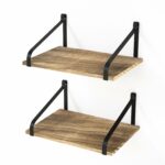 love kankei floating shelves wall mount rustic wood large with storage for kitchen living room bathroom bedroom set shelving support systems white shoe cupboard ikea internal unit 150x150