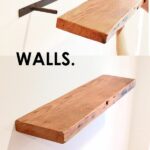make any slab wood floating shelf with tough and invisible timber brackets custom bracket from silicate studio works especially well reclaimed wall shelves diy stackable shoe 150x150