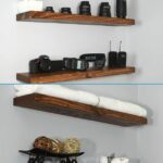 make your own floating shelves with this simple technique dowels hook wall coat rack corner table homebase units plasterboard small pieces furniture decorative angle brackets 150x150
