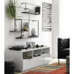 matte black large floating shelves set storage design piece shelf sculptural industrial composes geometric traditional fireplace mantels with pegs garage shoe ideas small cabinet 150x150