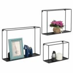 modern metal wire frame shadow boxes decorative floating shelf box cube shelves set black home kitchen lack wall installation wood fireplace surround kits oak beam over ideas for 150x150