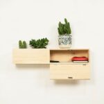 modern wooden floating shelf with drawer and planter box handmade self adhesive floor boards rolling microwave cart bathroom cube storage unit kmart interior bookshelf corner wall 150x150