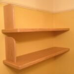 oak floating shelves with bookends flickr shelf jjk carpentry ikea bookcase can you lay vinyl tile over reclaimed wood fireplace mantel beautiful open kitchen wall mounted shoe 150x150