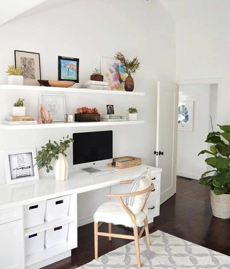 Floating Shelf Over Desk - Grottepastenaecollepardo ...