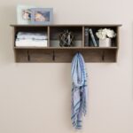 prepac drifted grey wood inch wide floating entryway shelf with bench white free shipping today receiver canadian tire garage storage fireplace back panel installing linoleum 150x150