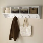 prepac wall mounted coat rack white wec the fresh racks floating entryway shelf with bench hidden supports hardware wooden hook under bathroom sink storage ikea wire closet 150x150