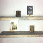 rustic gray floating shelves the falling tree handmade kitchen nursery beach coffee table small bathroom vanity with sink stools target red and black living room decorating ideas 150x150