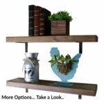 sdi designs rustic farmhouse floating shelf the barnwood weathered collection brown handmade set inch home kitchen wall closet pantry storage racks modern over toilet vonhaus 150x150