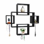 set cubes with free extra jewellery hooks rectangular floating shelf interlocking wall intersecting squares wooden mounted horizontally vertically hanging shelves desk matching 150x150
