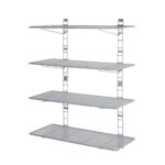 seville classics steel mesh wall mount floating shelves grey garage shelving white metal shelf pieces tool for hall tree and storage bench corner computer desk ikea inch rack 150x150