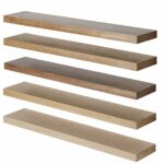 solid oak floating shelf custom made measure customise length depth thickness light shelves glass shelving unit for dvd computer desk and ikea wall home decor tures small support 150x150