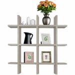 sorbus floating shelf cross grid hashtag wall cube oak shelves designs for hall industrial shelving kitchen will command strips hold mirror stone mantel shallow storage shaped 150x150