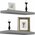 sorbus floating shelf hanging wall shelves decoration grey perfect trophy display frames gray home kitchen shallow unit white high gloss cabinet with coat hooks collapsible desk 150x150